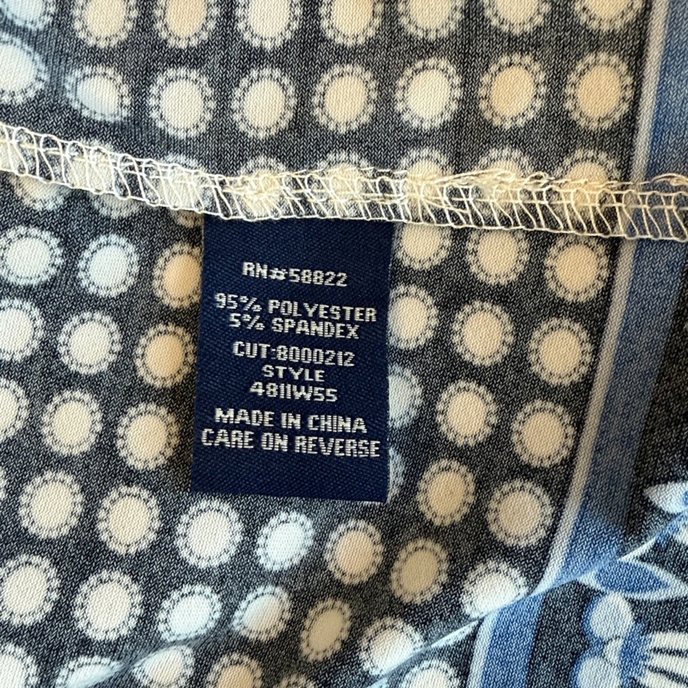 ❤️ NWOT Max Edition Black White Blue Bell Cuff V Neck Babydoll Dress M - Picture 6 of 6